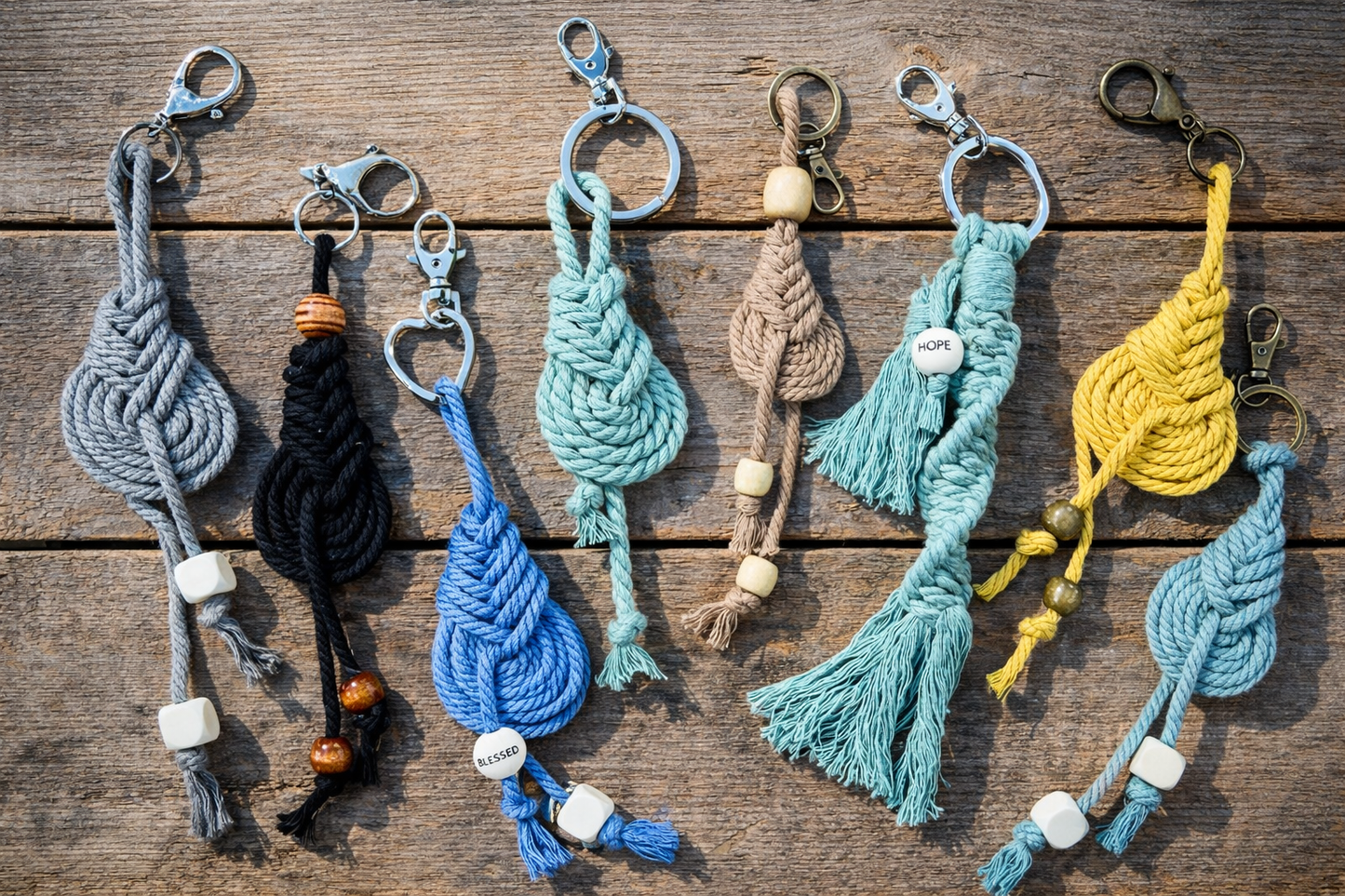 Candle Making + Macrame Keychain workshop