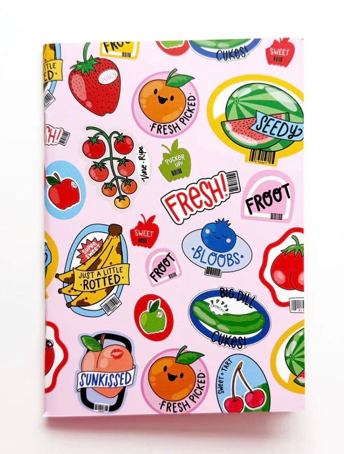 Fruit mini sticker book