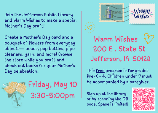 Mother’s Day Crafting with the Jefferson Public Library