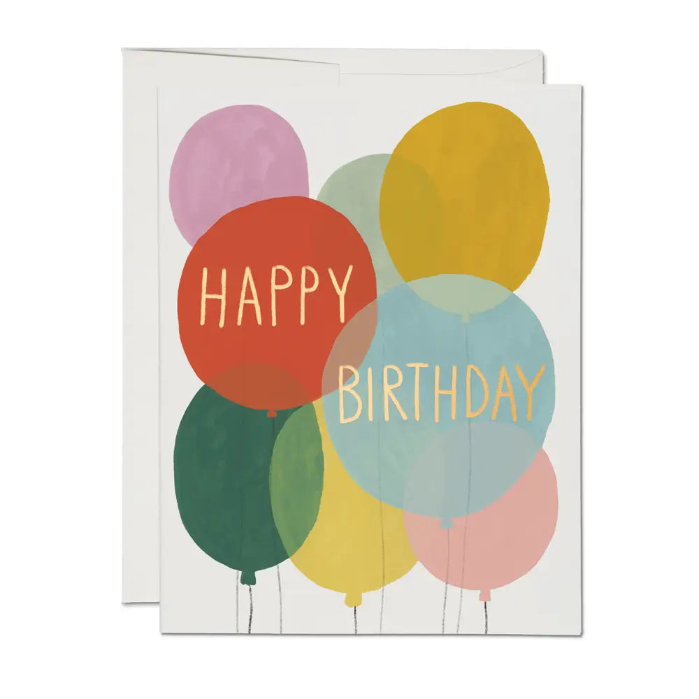 Birthday Balloons card
