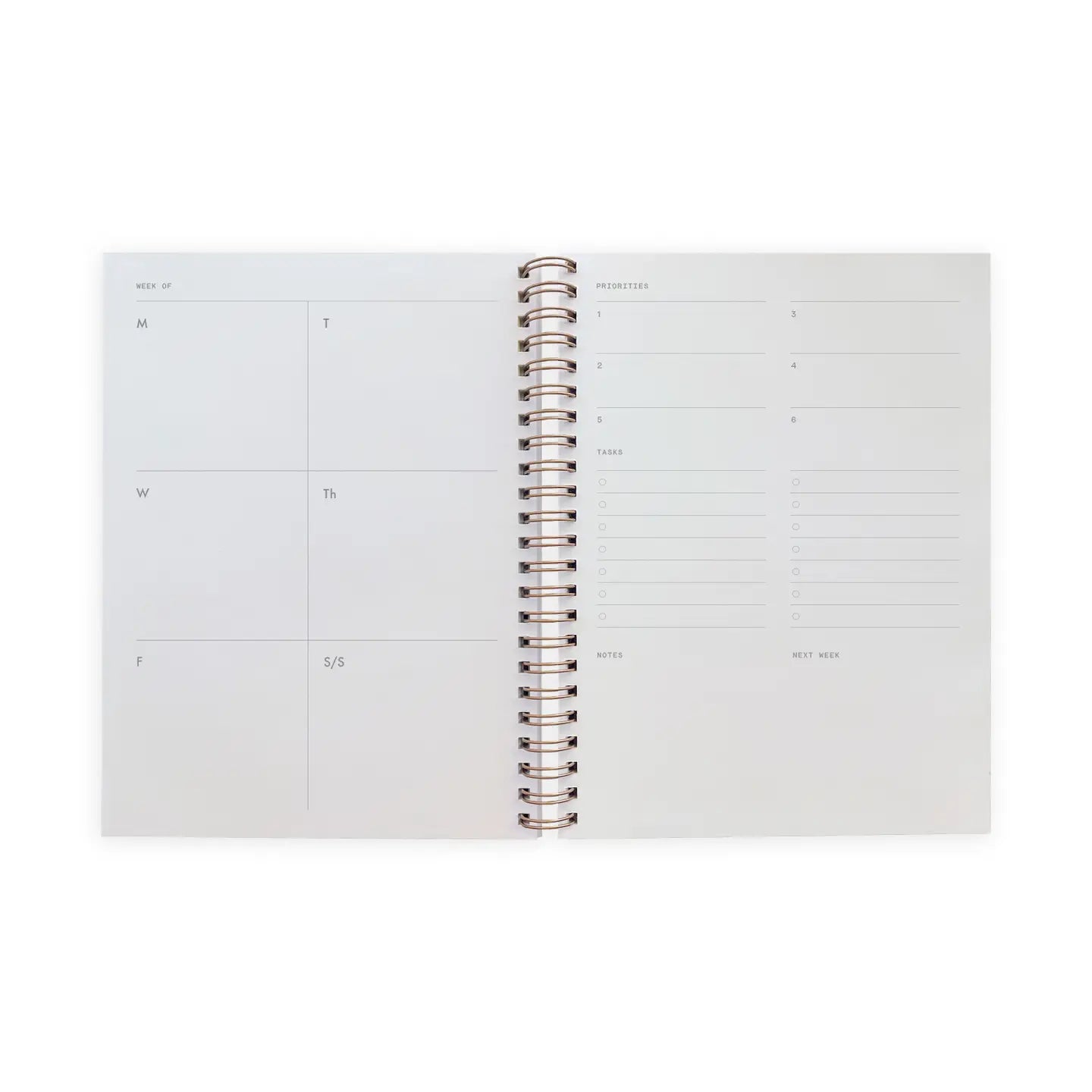 Inside view of planner