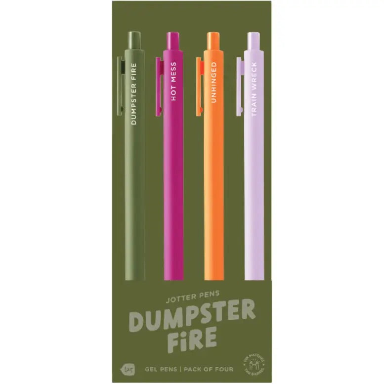 Set of four pens