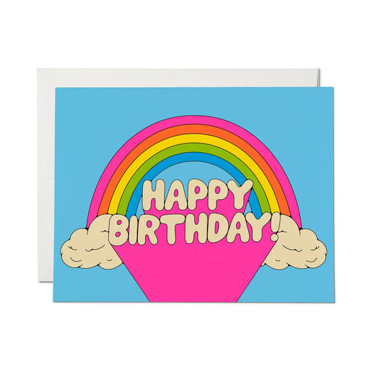 Bright Rainbow Birthday card