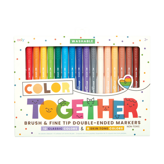 Doubled Ended Washable Markers- Set of 18