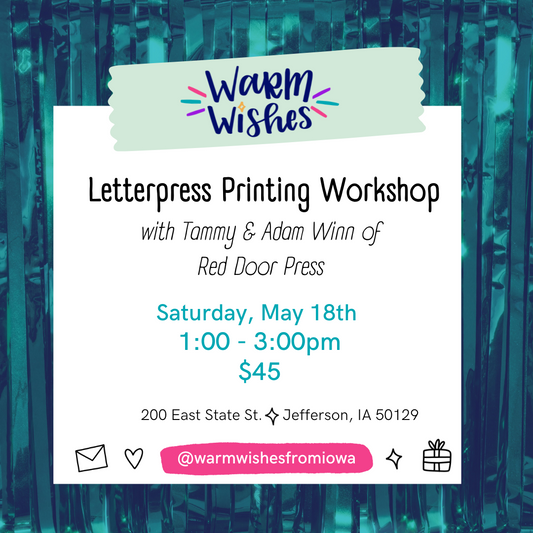 Letterpress Printing workshop