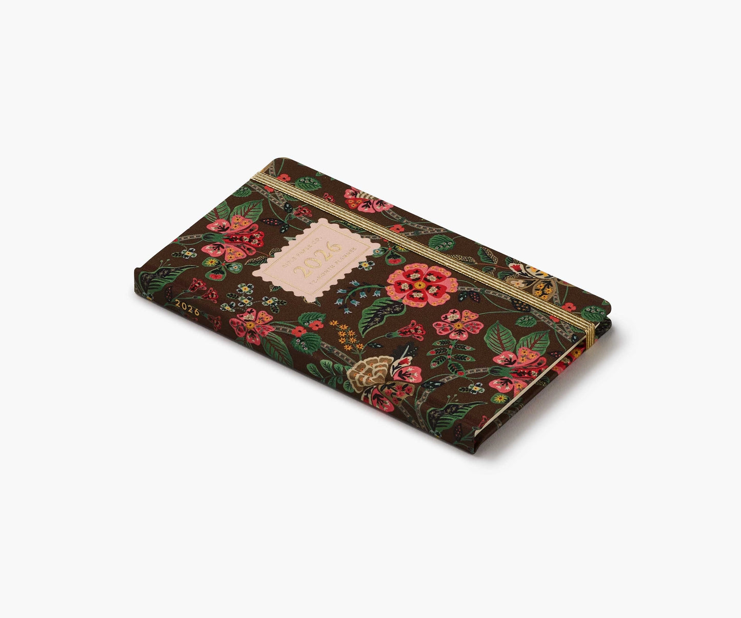 Floral patterned planner  on a white background