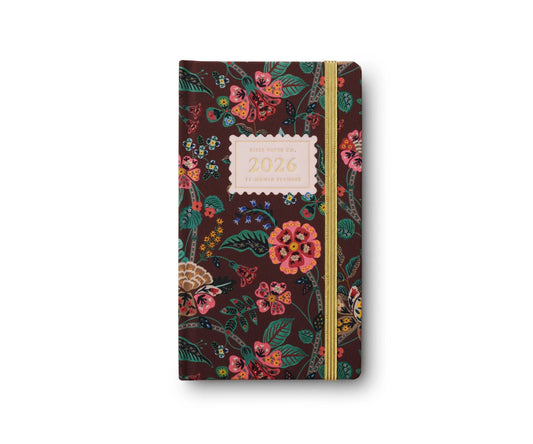 Floral-patterned planner with a 2026 label 