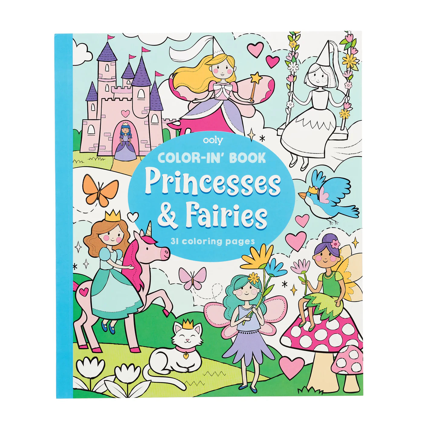 Princess + Fairies Coloring Book