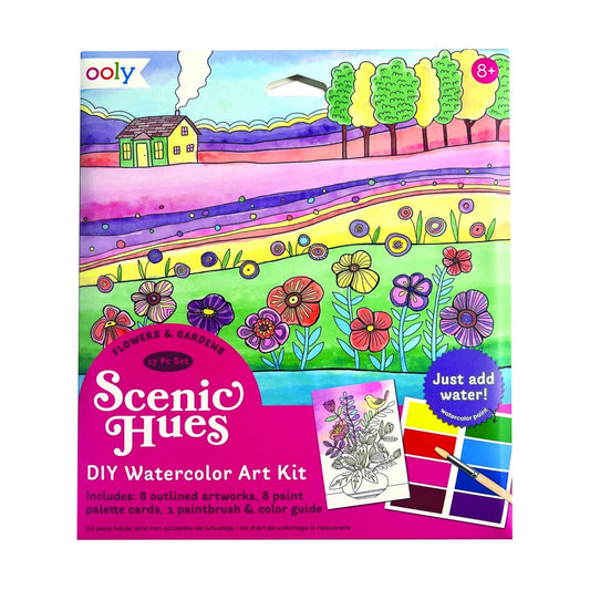 Front cover of watercolor kit 