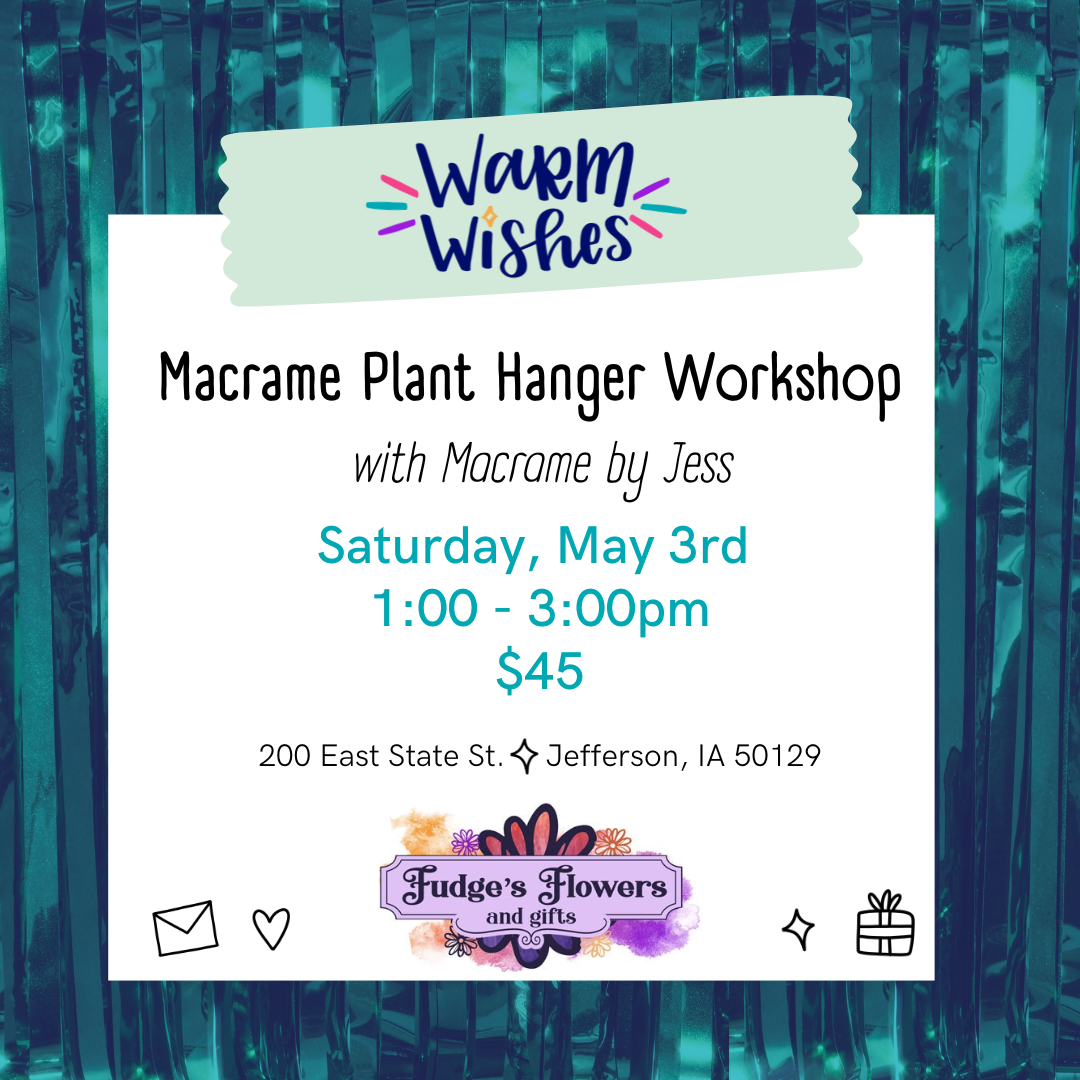 Macrame Plant Hanger workshop