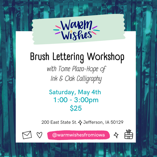 Brush Lettering workshop