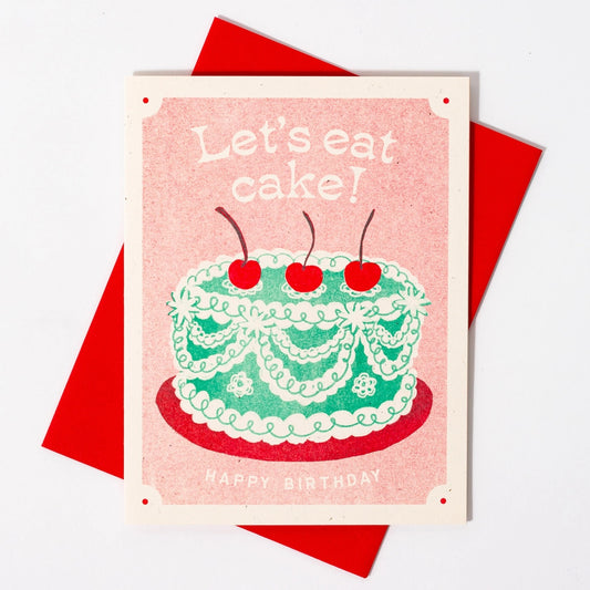 Let’s Eat Cake birthday card