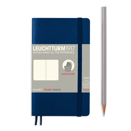 Softcover Pocket Notebook- Navy