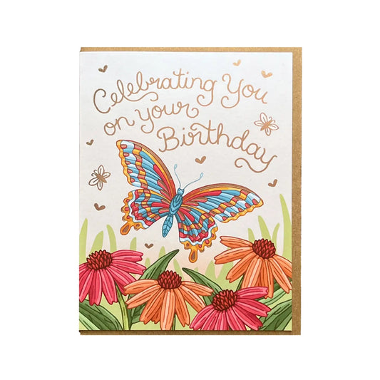 Butterfly Birthday card