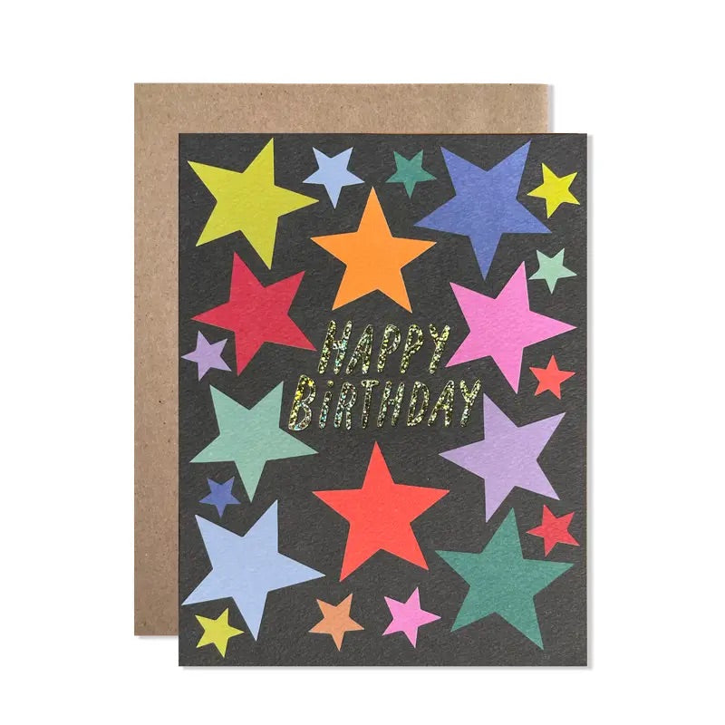 Birthday Stars card