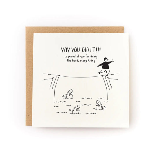 Yay You Did It! card
