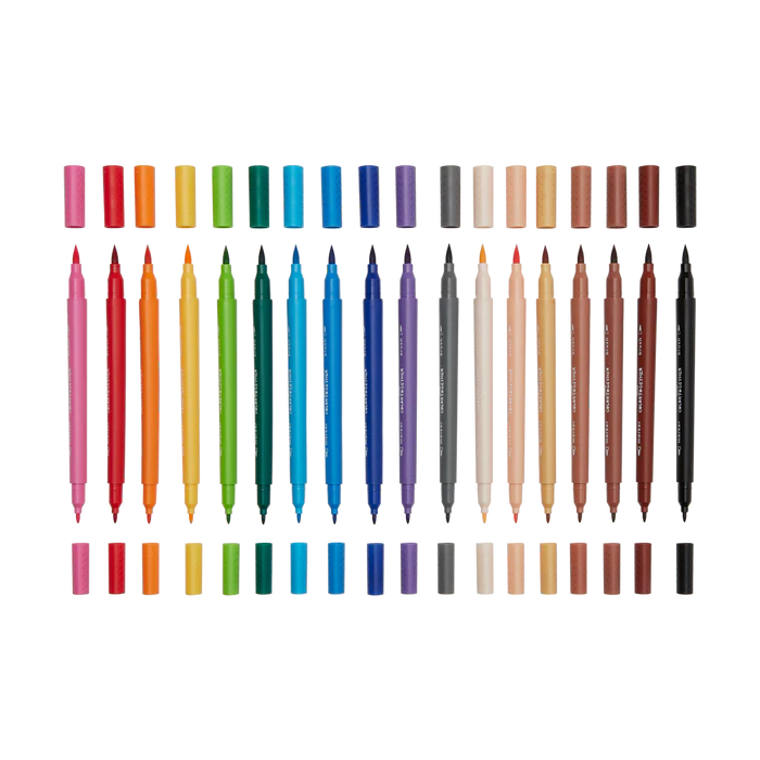 Doubled Ended Washable Markers- Set of 18