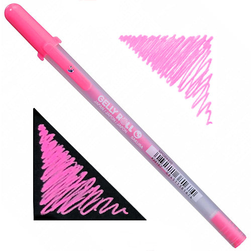 Fluorescent pink pen 