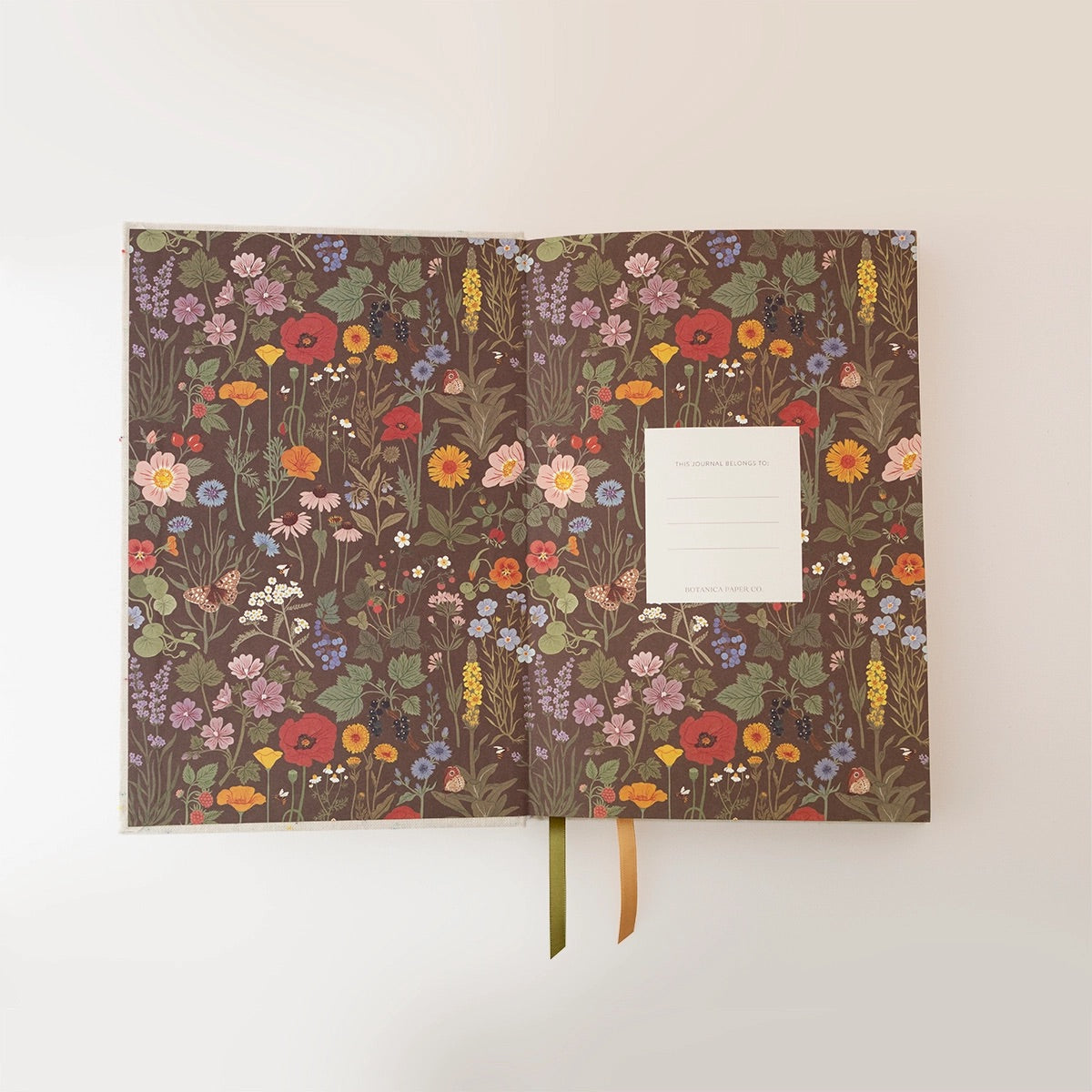 Botanist Gold Foil lined journal