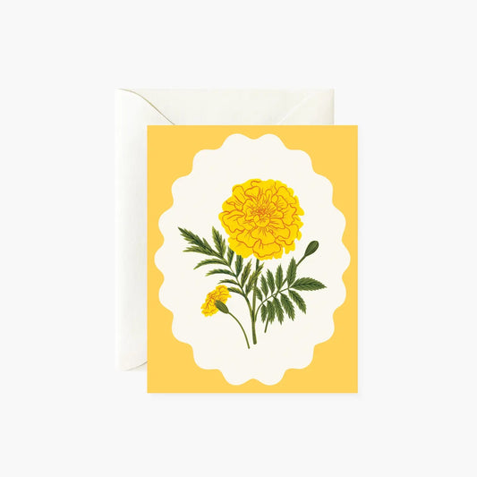 Marigold everyday card