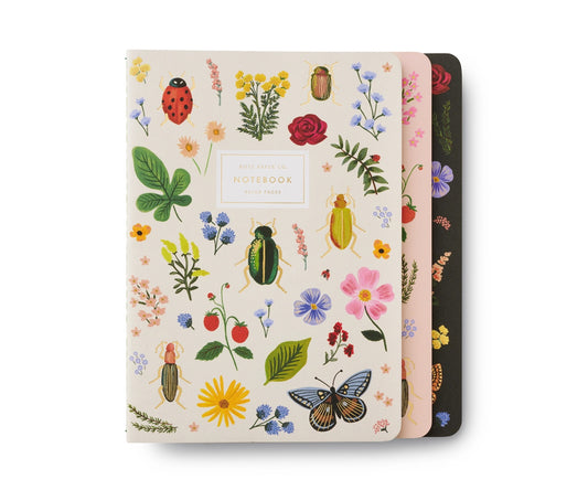 Curio Stitched Notebook Set- 3 pack