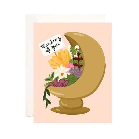 Crescent Moon Thinking of You card