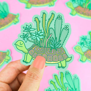 Succulent Turtle sticker