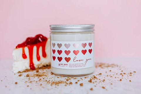 Hearts 8 oz candle