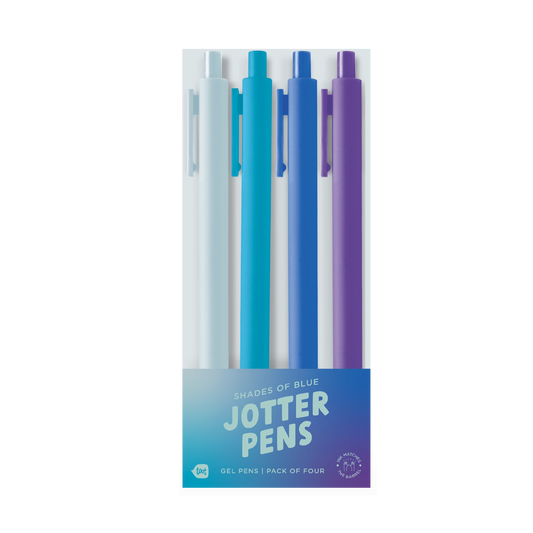 Blue Gradient Jotter Set Pens- 4 pack