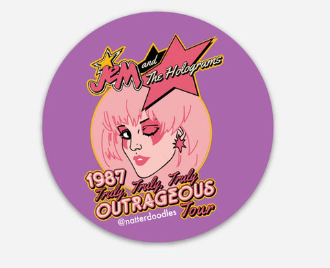 Jem and the Holograms sticker