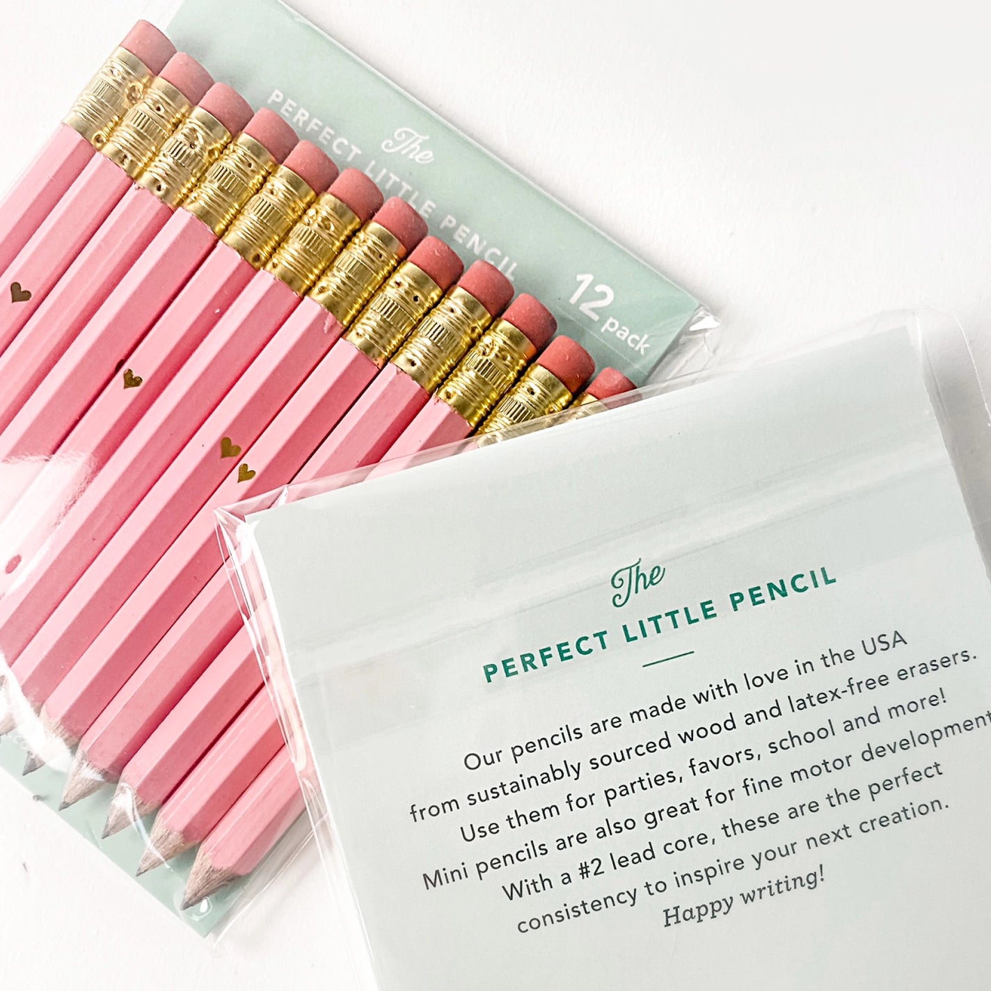 Pink Mini Pencils