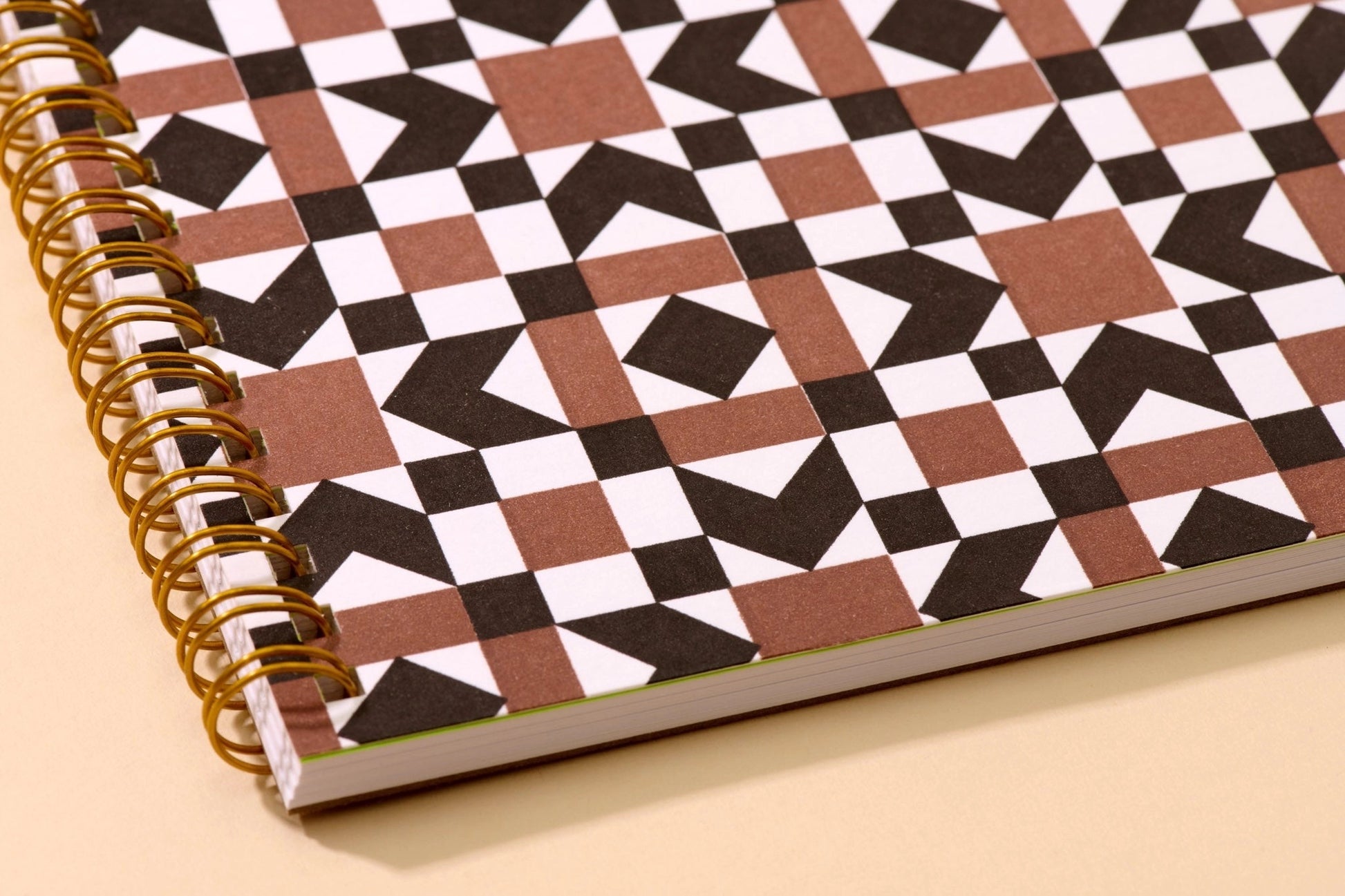 Close up view of front cover 