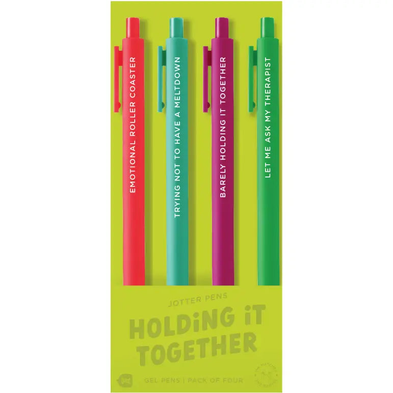 Set of four pens 