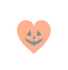 Pumpkin Heart sticker
