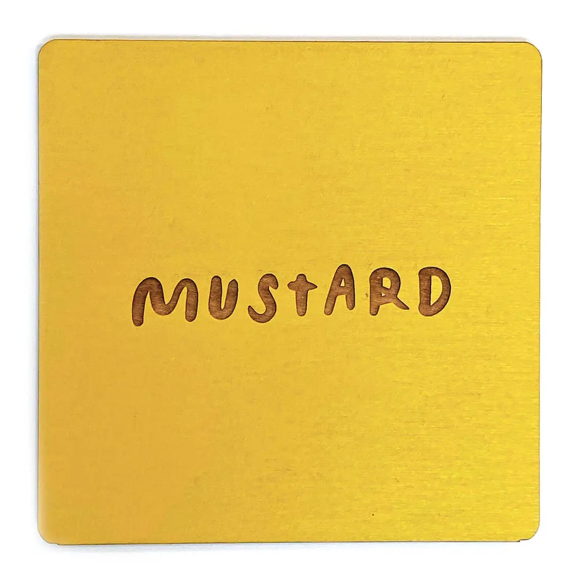 Mustard yellow color swatch 