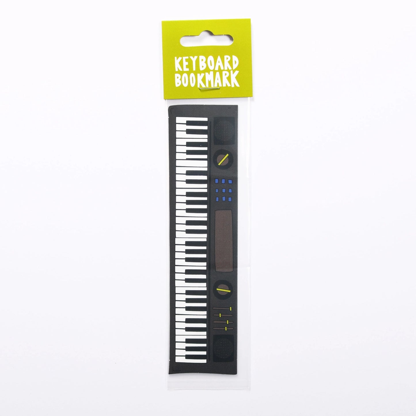 Keyboard bookmark in packaging 