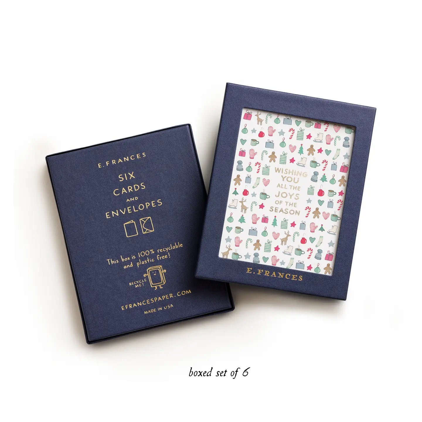 Navy boxed set of cards 