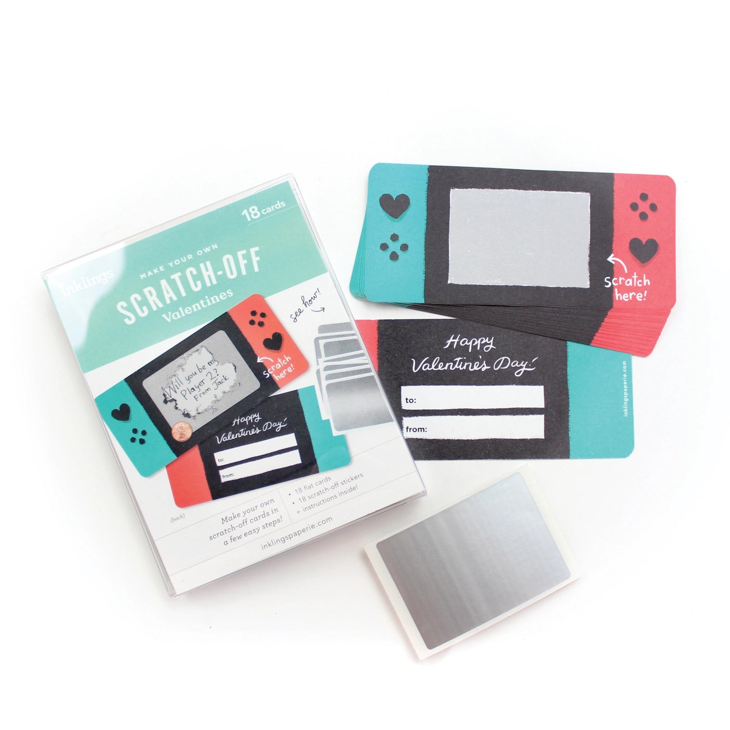 Box of gamer valentines 