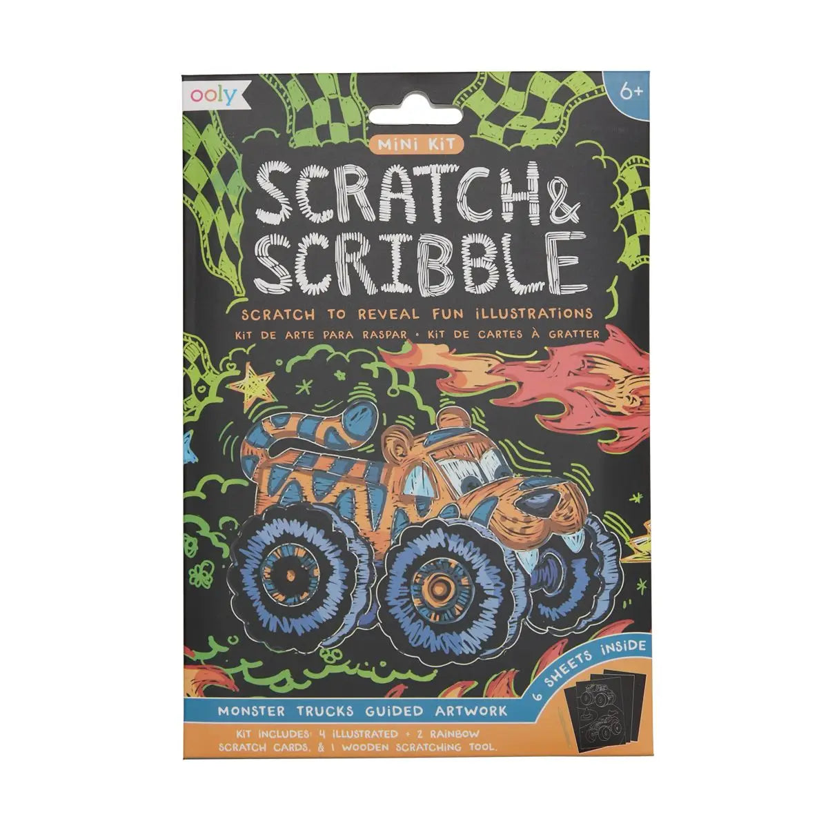 Front cover of scratch and scribble kit 
