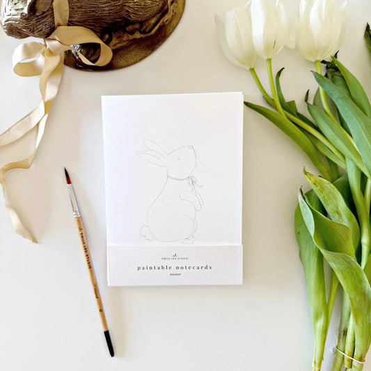 Notecard with bunny design