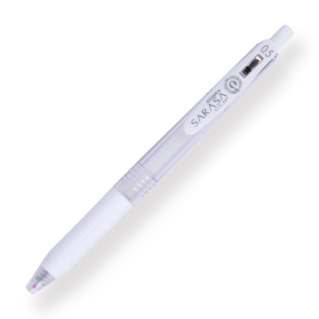 White sarasa clip pen 